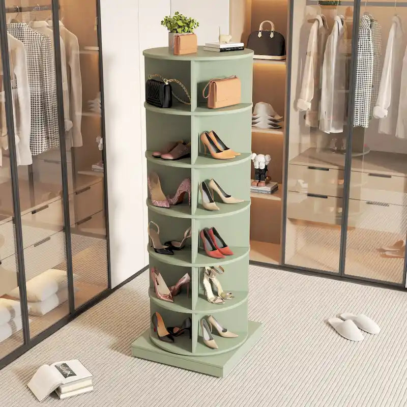 360 Rotating Shoe Cabinet 6 Layers