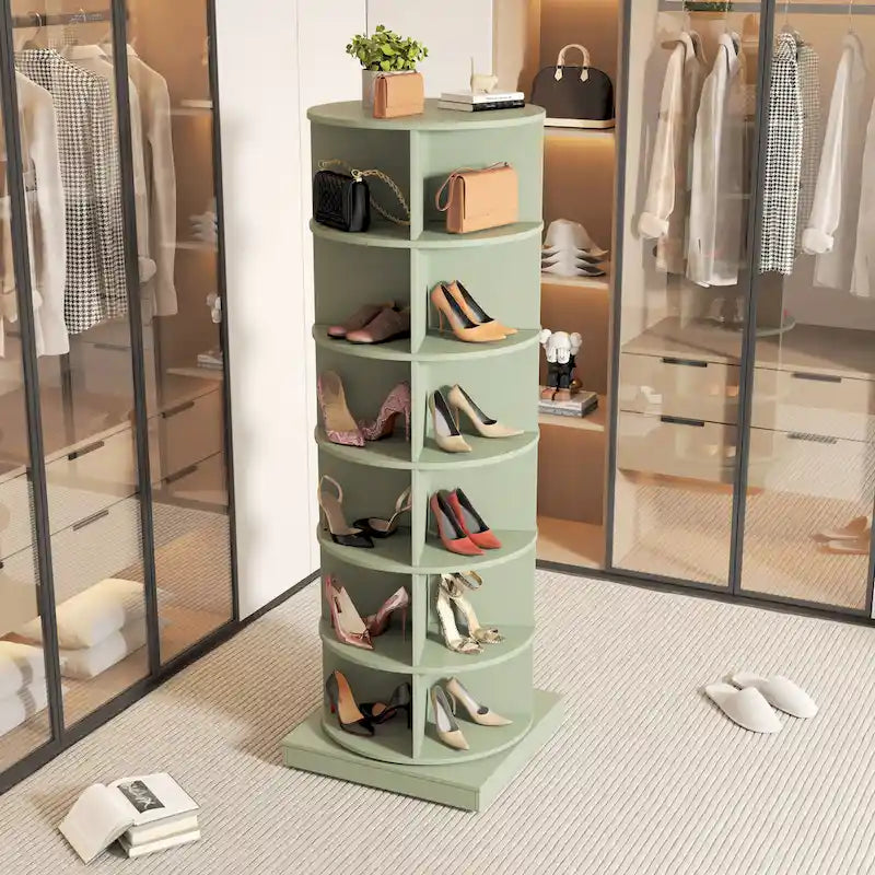 360 Rotating Shoe Cabinet 6 Layers