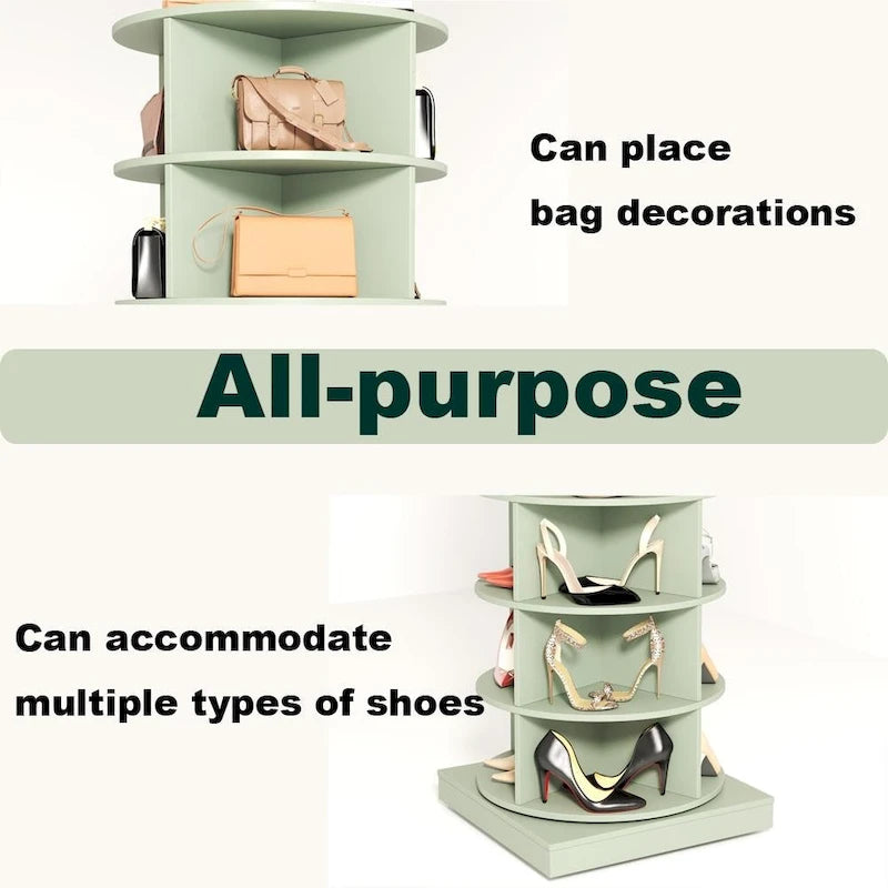 360 Rotating Shoe Cabinet 6 Layers
