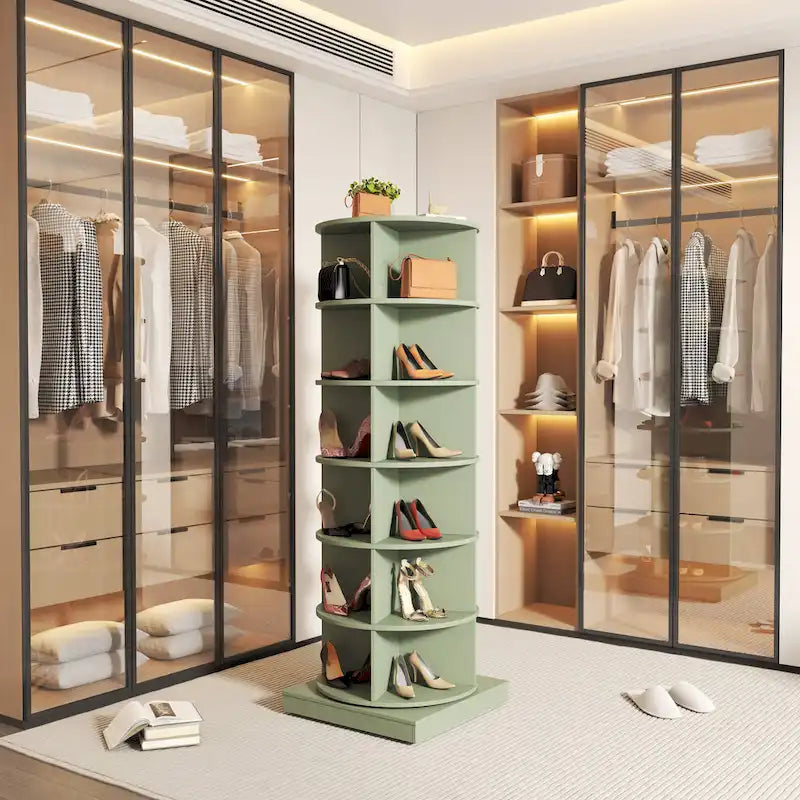 360 Rotating Shoe Cabinet 6 Layers