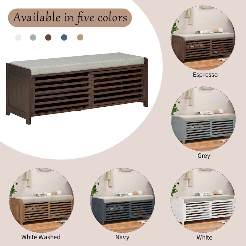 Shutter Storage Bench