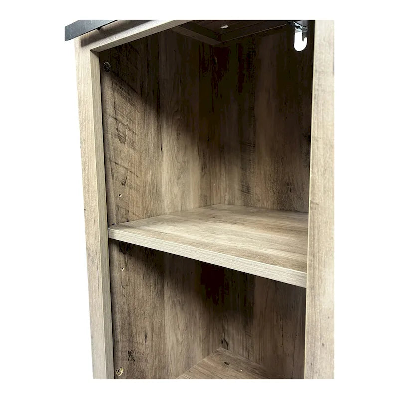 Farmhouse Style Sideboard Storage Cabinet for Living Room, Coffee Bar & Kitchen