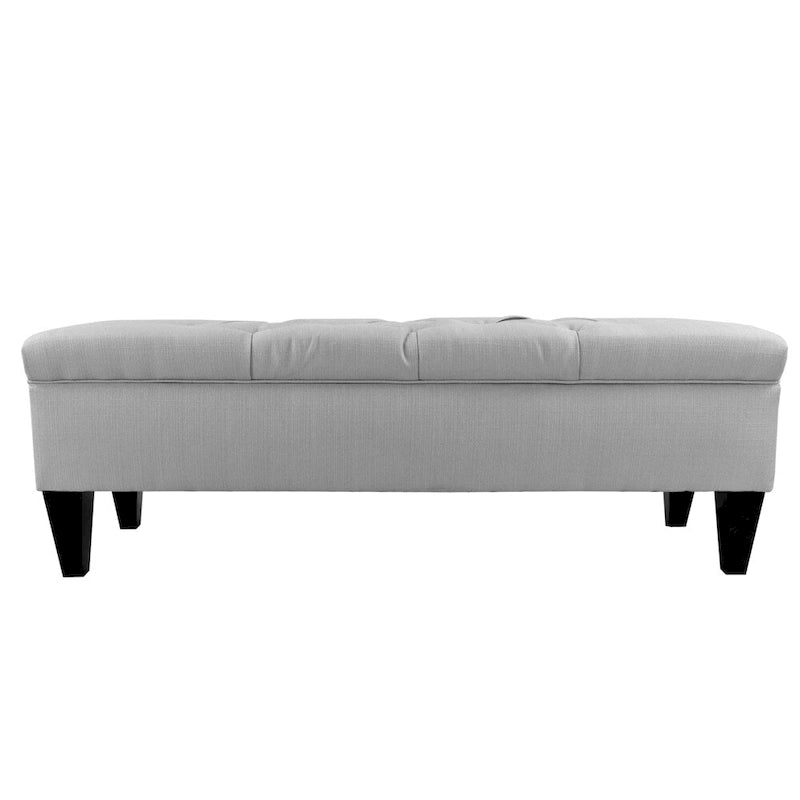 Diamond Tufted Upholstered Storage Bench