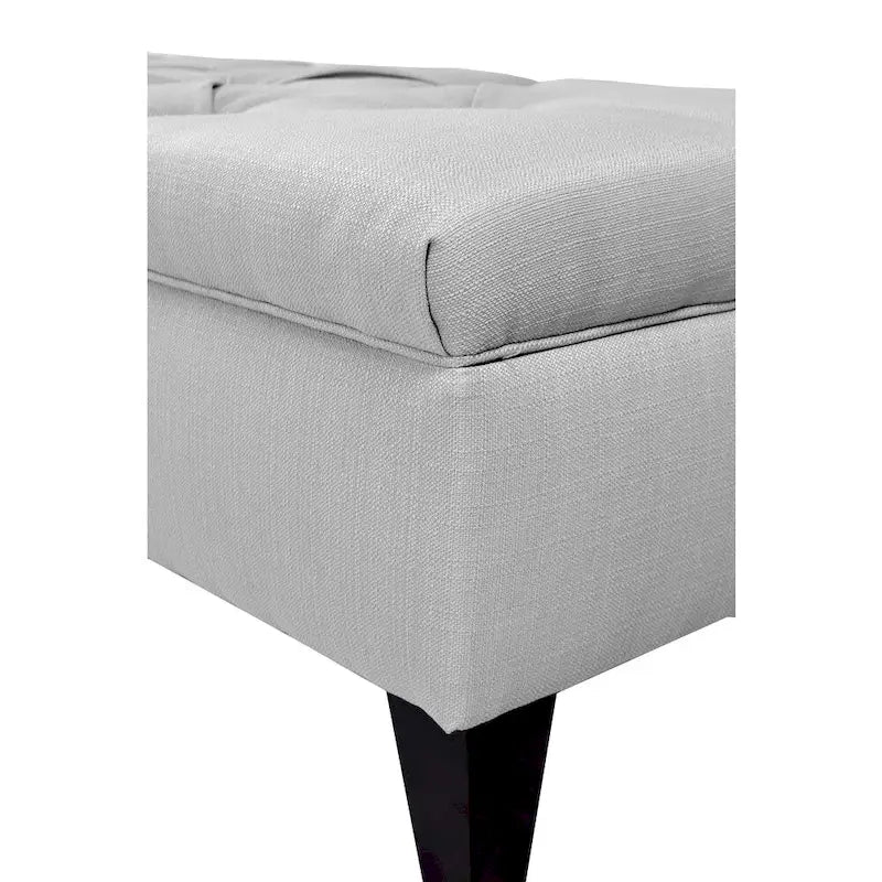 Diamond Tufted Upholstered Storage Bench