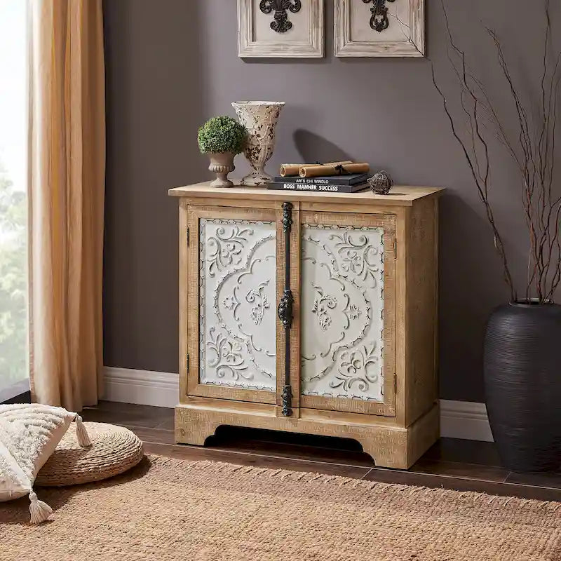Retro and Romantic Floral Cabinet
