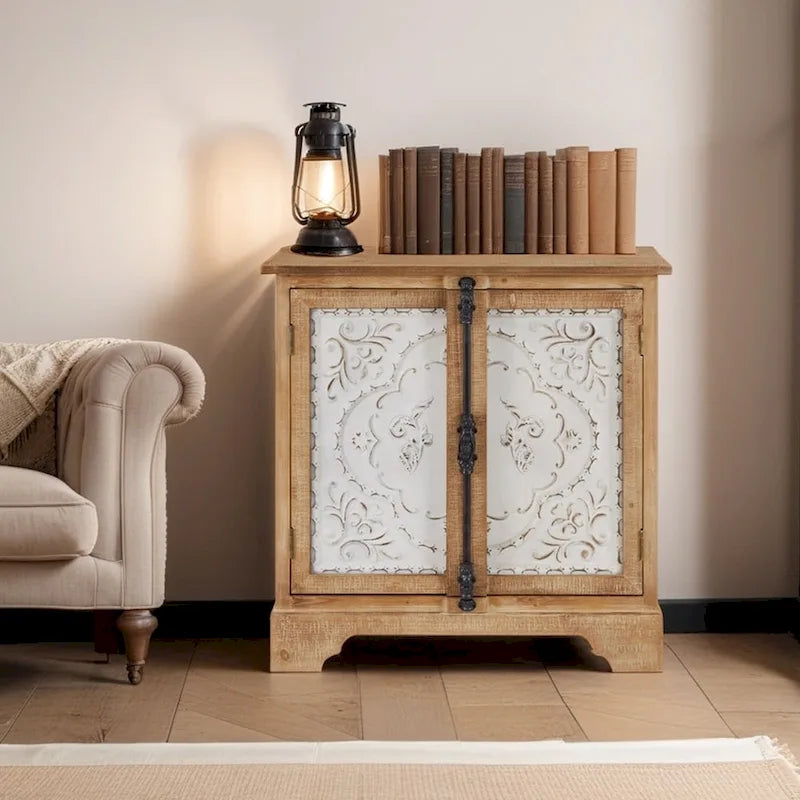 Retro and Romantic Floral Cabinet