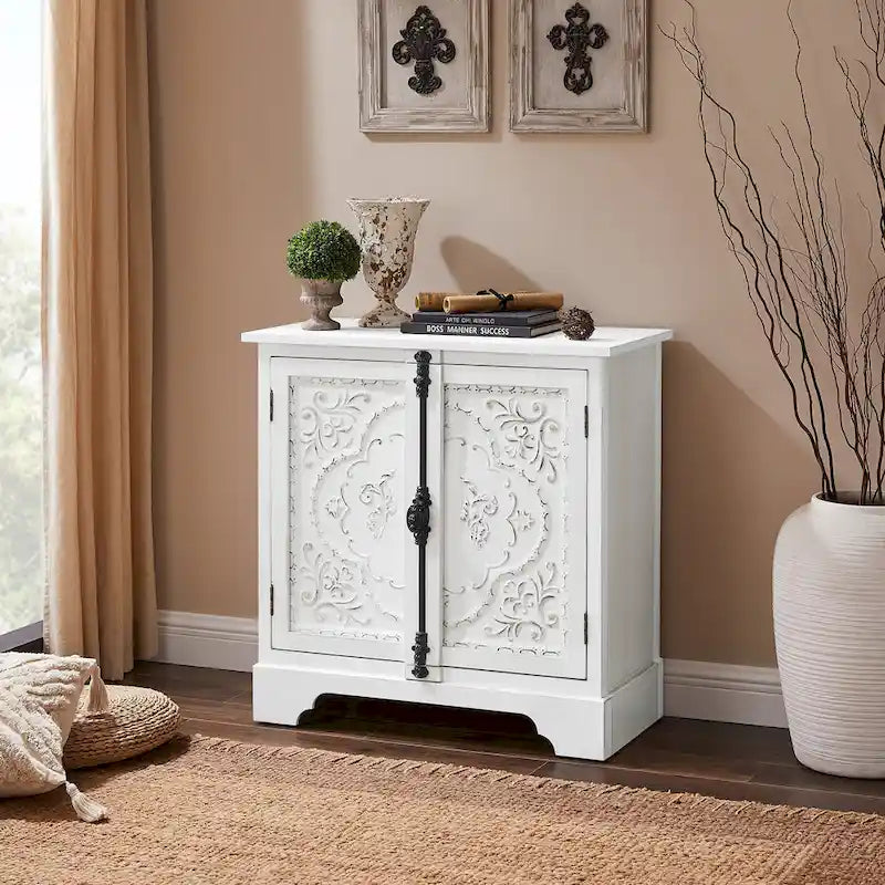 Retro and Romantic Floral Cabinet