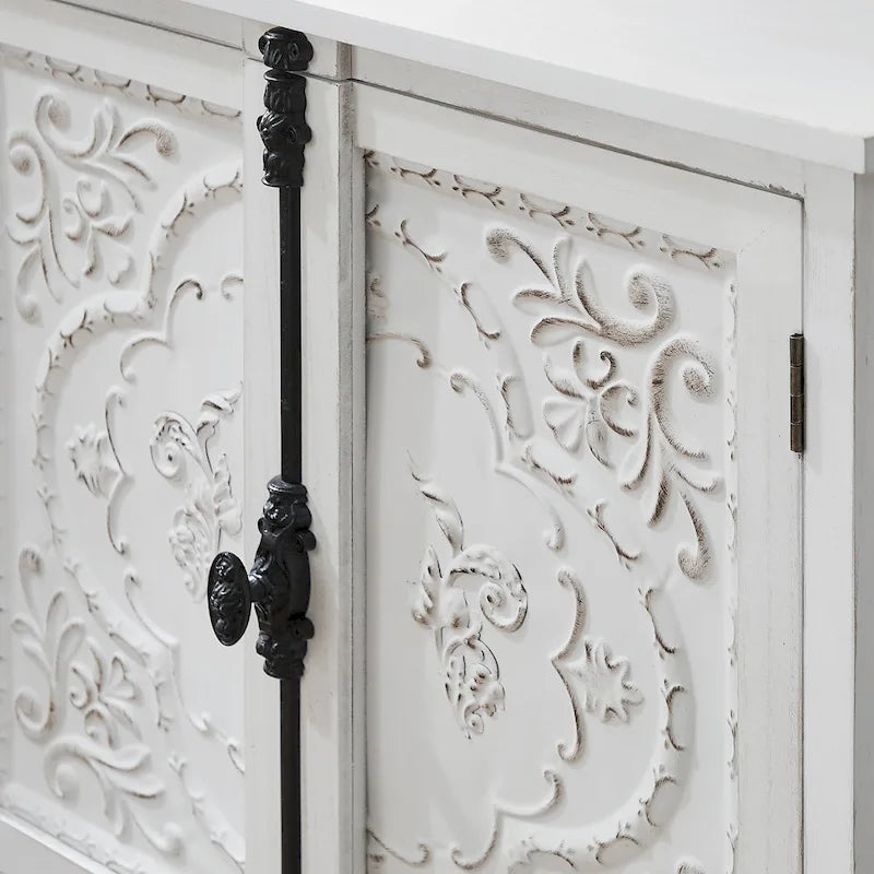 Retro and Romantic Floral Cabinet