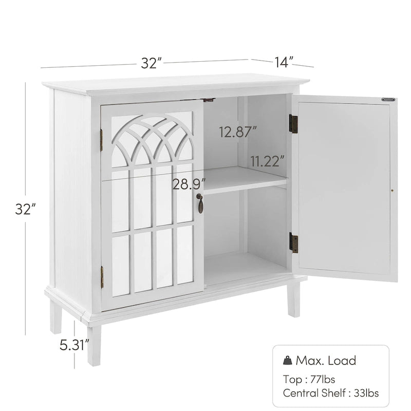 Retro and Romantic Floral Cabinet