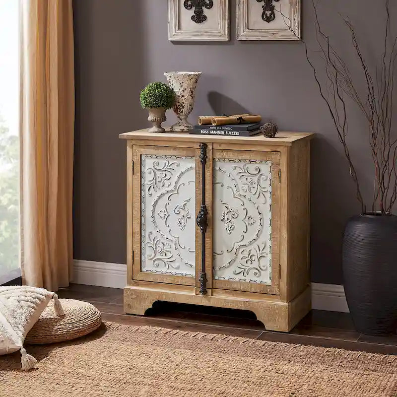 Retro and Romantic Floral Cabinet
