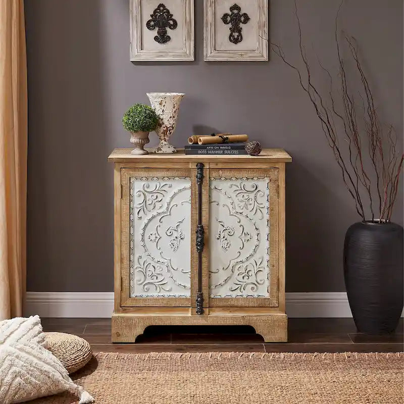 Retro and Romantic Floral Cabinet