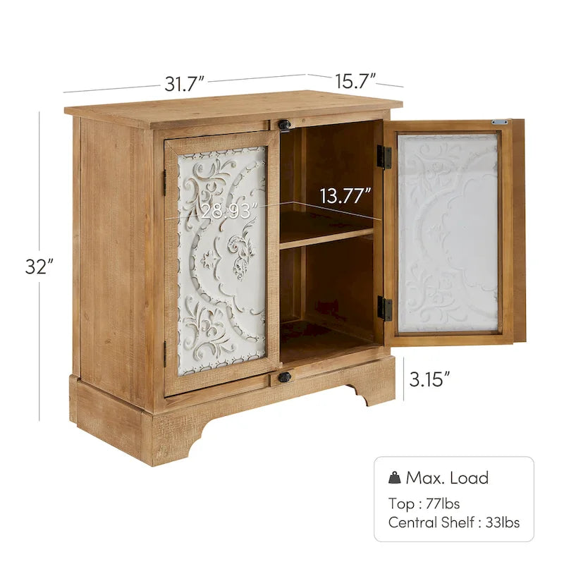 Retro and Romantic Floral Cabinet