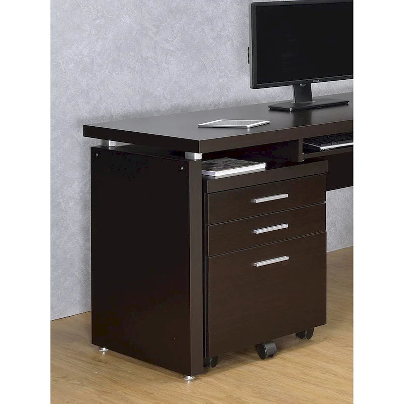 3-Drawer Mobile File Cabinet