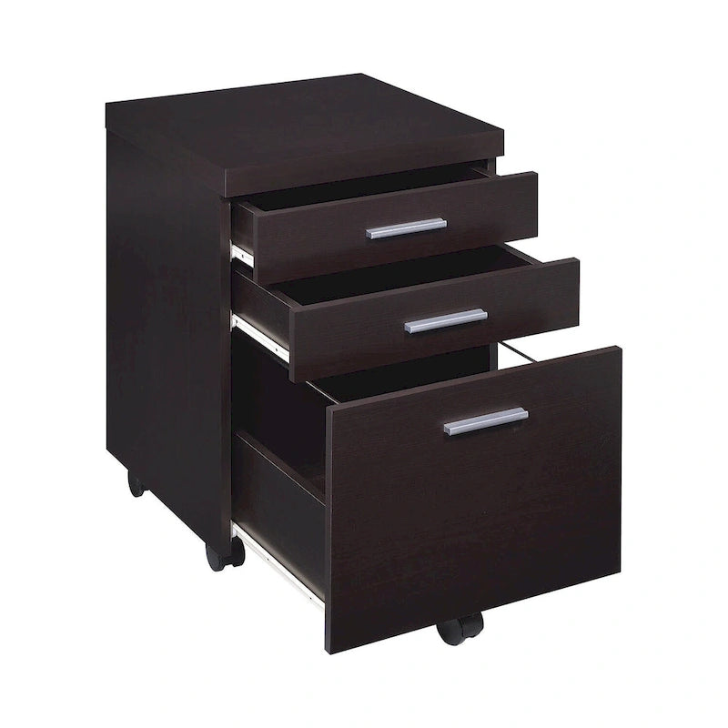 3-Drawer Mobile File Cabinet