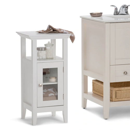 30 inch H x 15 inch W Boden-Badschrank mit Stauraum