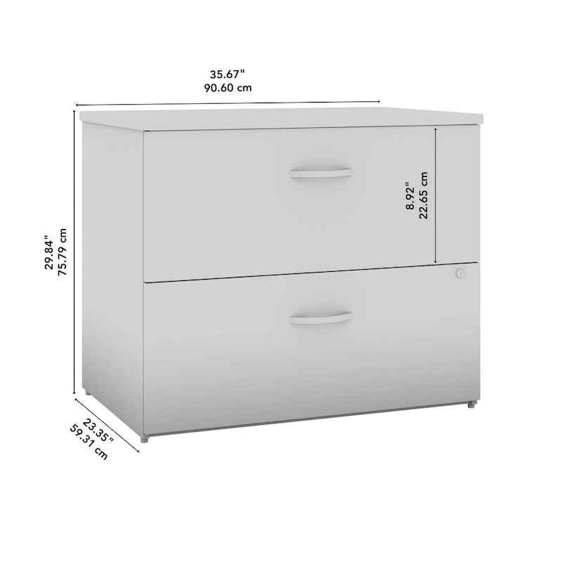 2 Drawer Lateral File Cabinet