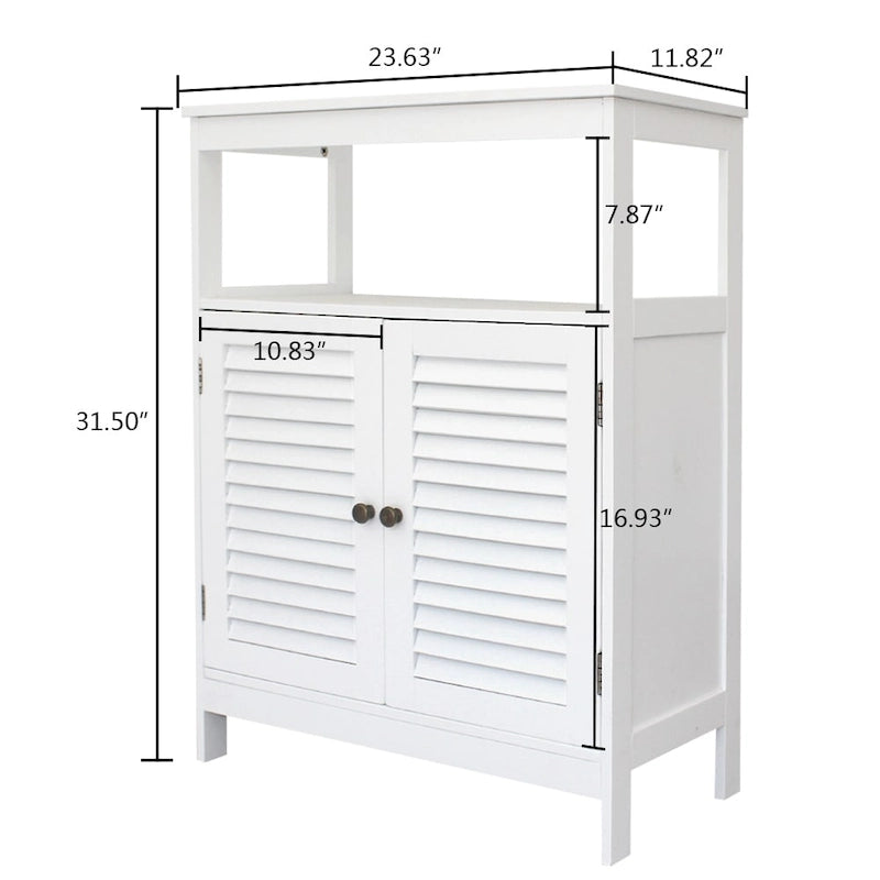 31.5" Two-Door Bathroom Cabinet