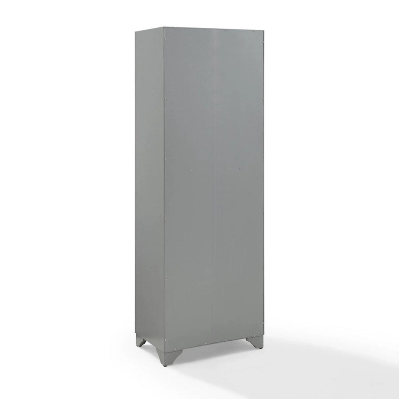 Distressed Gray Kitchen Pantry Cabinet - 23.75W x 15D x 67.75H