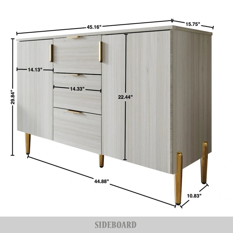 CraftPorch Luxurious Clean-Lines Sideboard