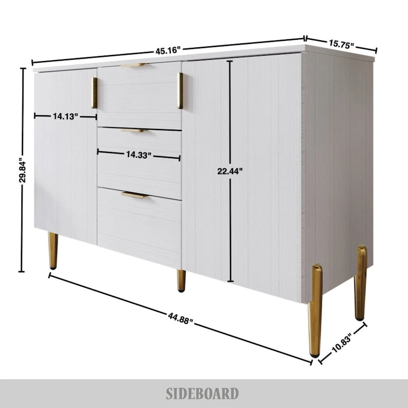CraftPorch Luxurious Clean-Lines Sideboard
