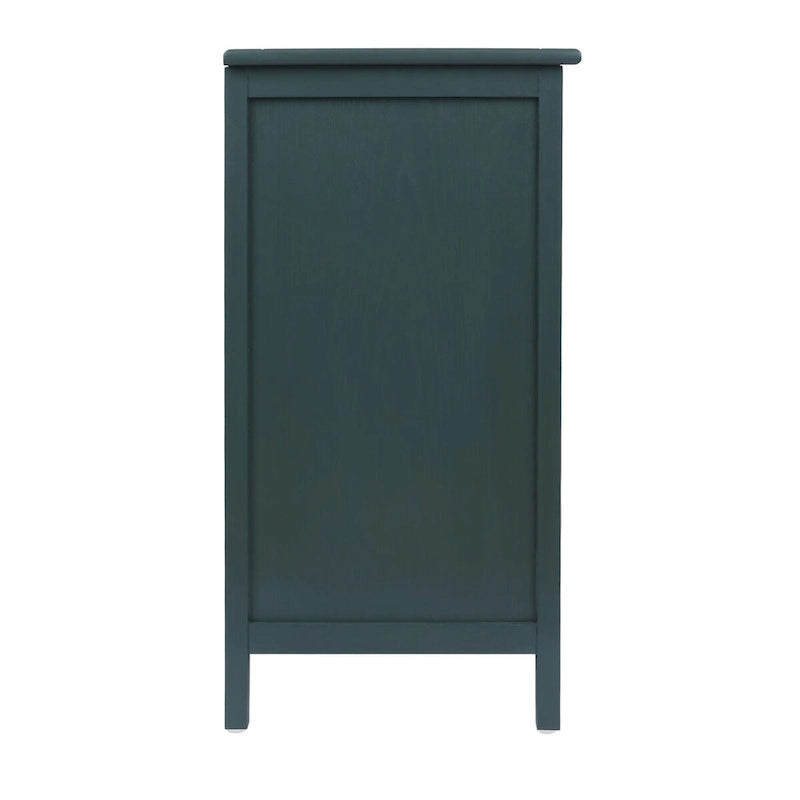 3 Drawer Cabinet with Natural Rattan, Suitable for Bedroom, Living Room & Study