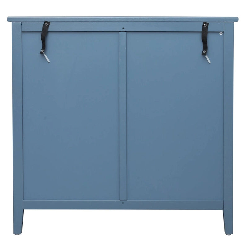 3 Drawer Cabinet with Natural Rattan, Suitable for Bedroom, Living Room & Study