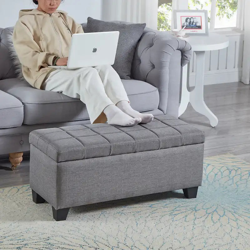 Storage Rectangular Bench