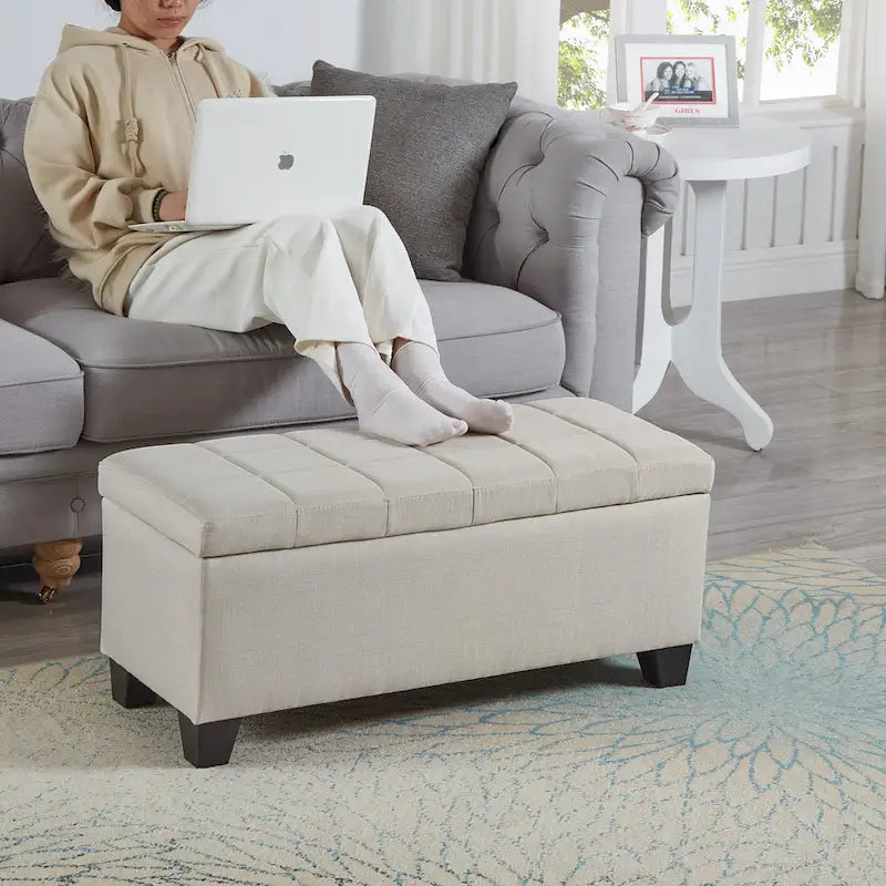 Storage Rectangular Bench