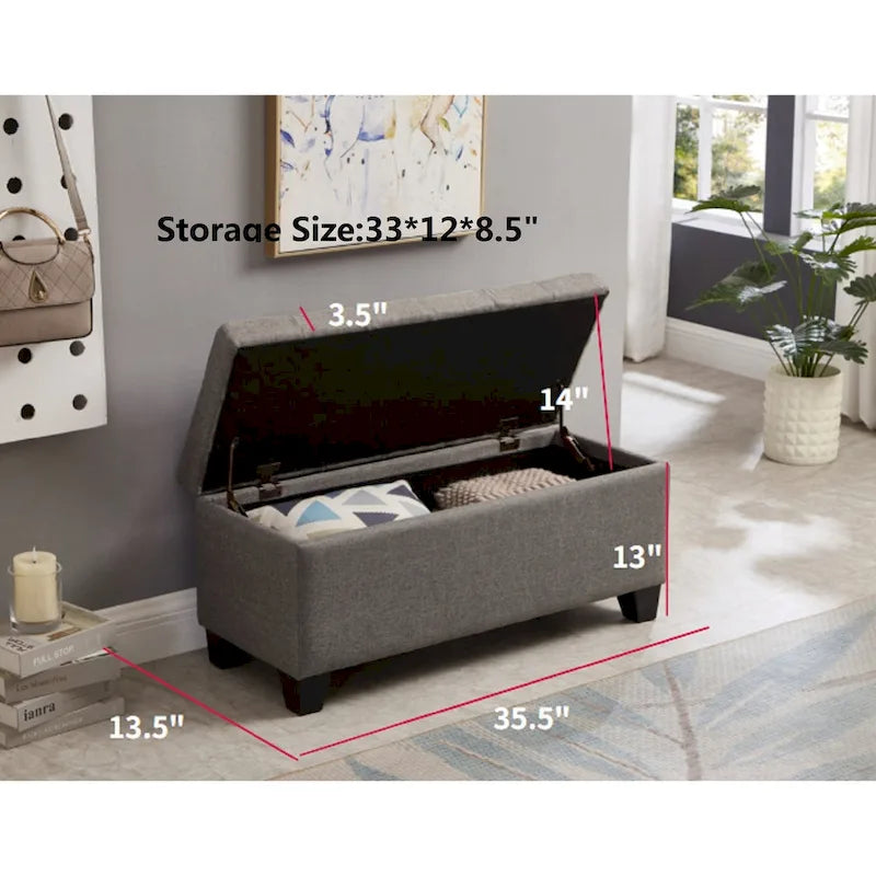 Storage Rectangular Bench