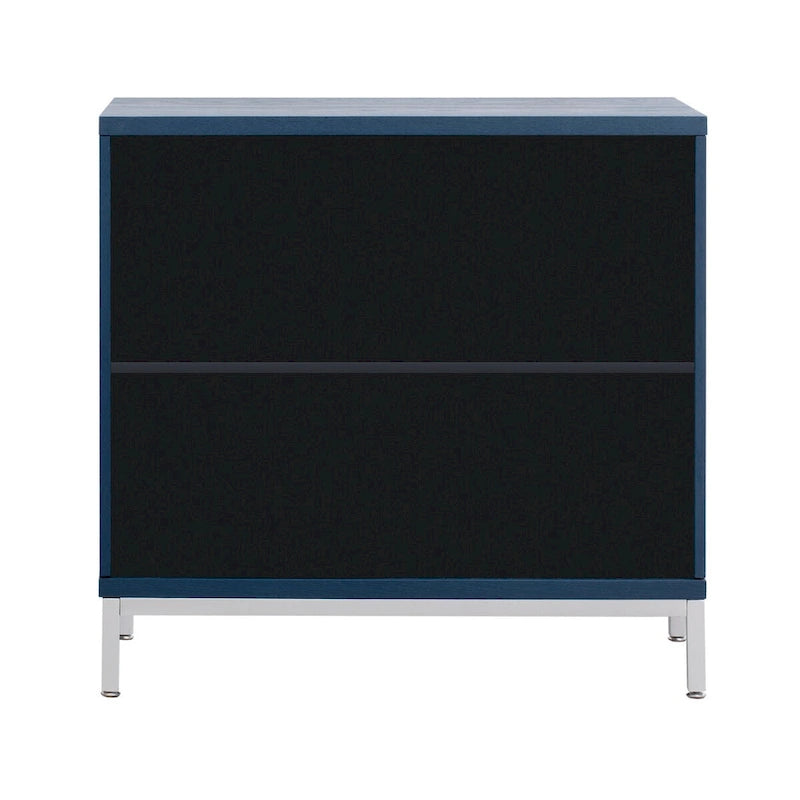 Storage Cabinet with Wood Veneer and Metal Leg Frame - 34L x 15.5W x 31.9H