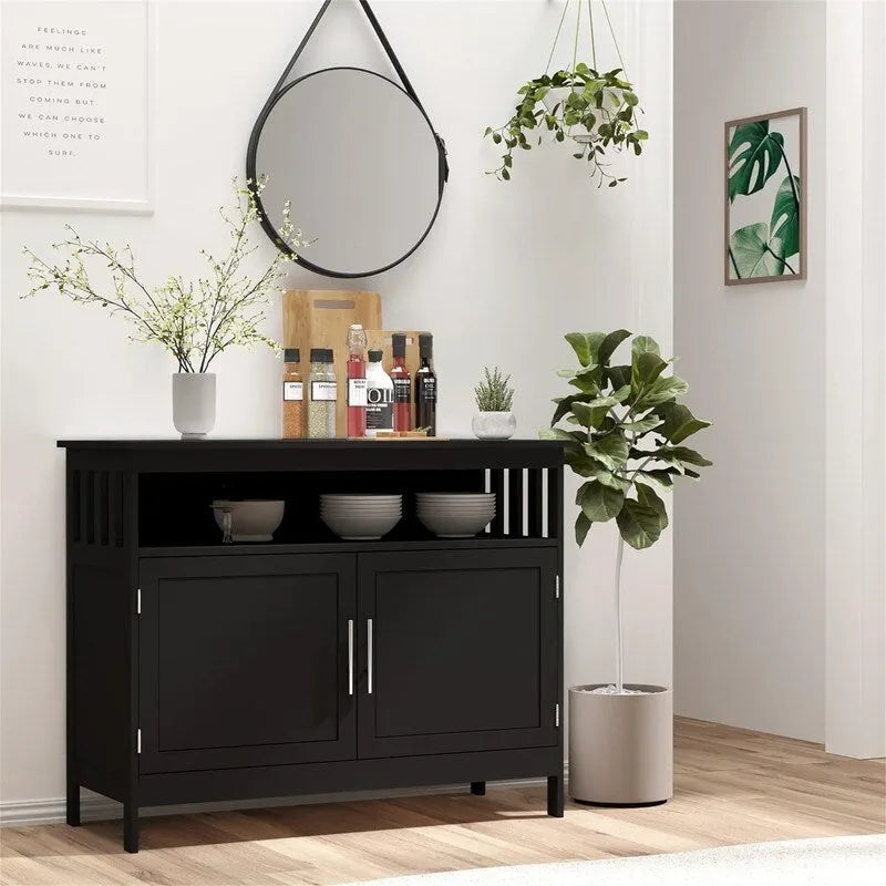 Sideboard Buffet Cabinet - 39.25" L x 17" W x 31.5" H