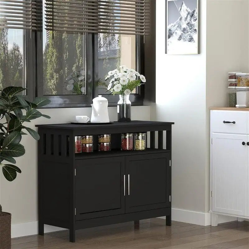Sideboard Buffet Cabinet - 39.25" L x 17" W x 31.5" H