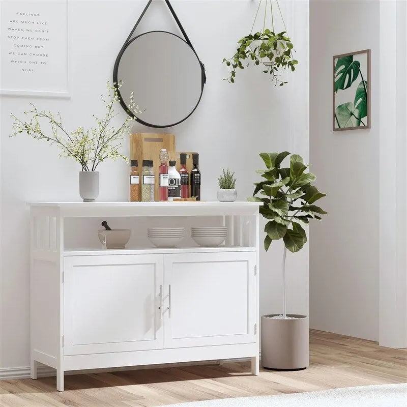 Sideboard Buffet Cabinet - 39.25" L x 17" W x 31.5" H