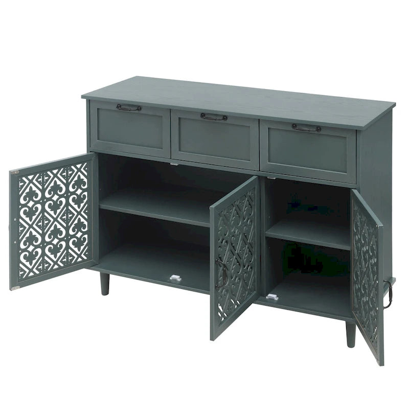 3 Door 3 Drawer Cabinet Suitable for Bedroom