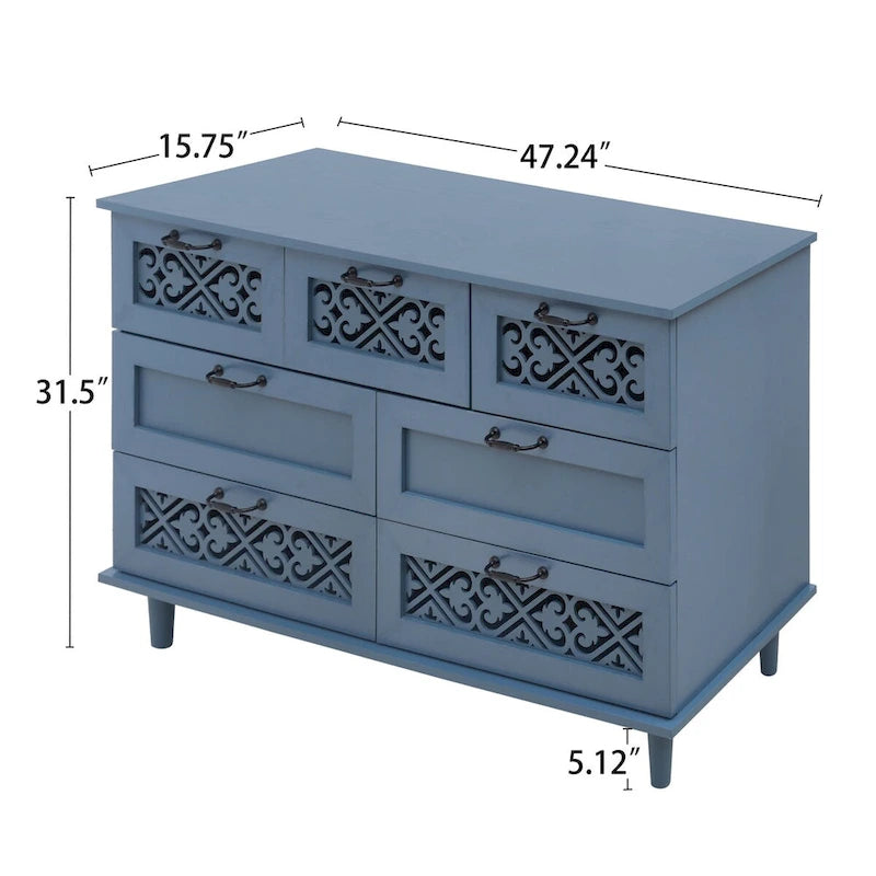 3 Door 3 Drawer Cabinet Suitable for Bedroom