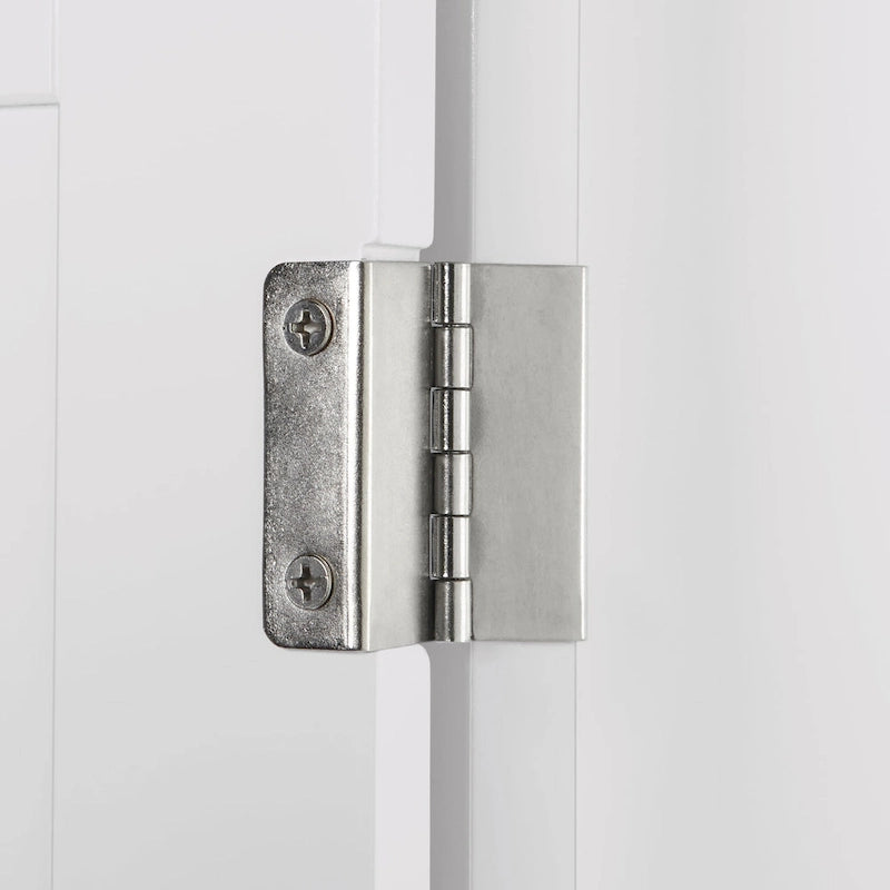 Tall Corner Bathroom Storage Cabinet with Open Shelves