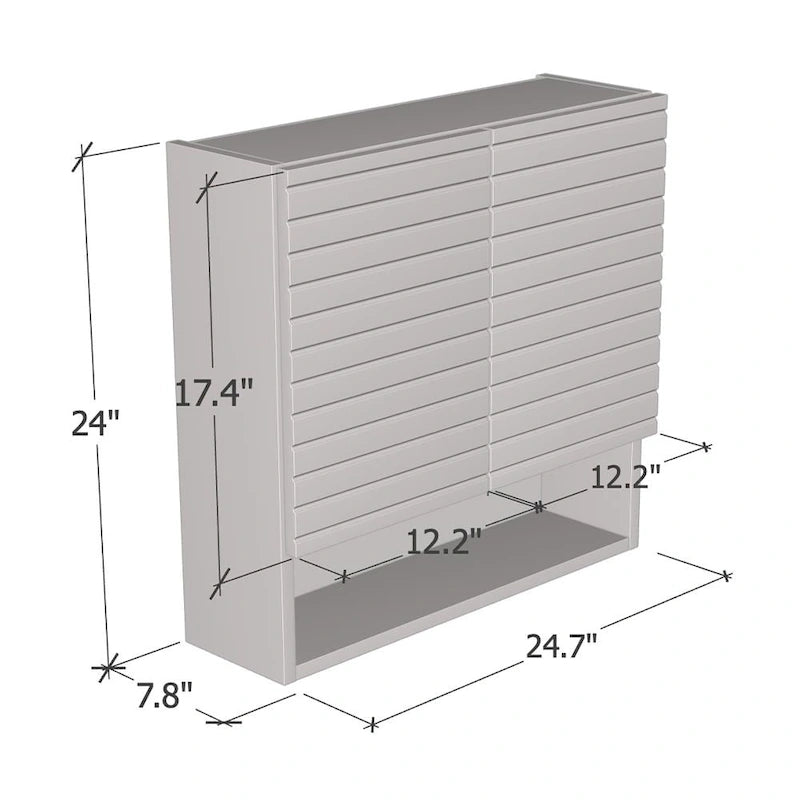 2-Door Bathroom Cabinet