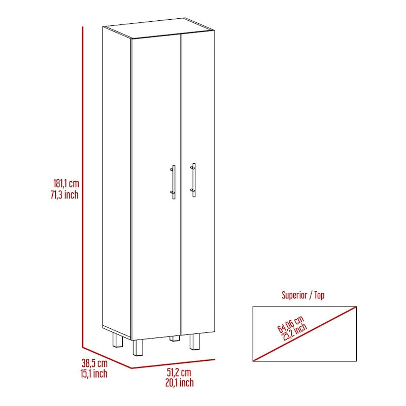 Closet Pantry, Bedroom, White