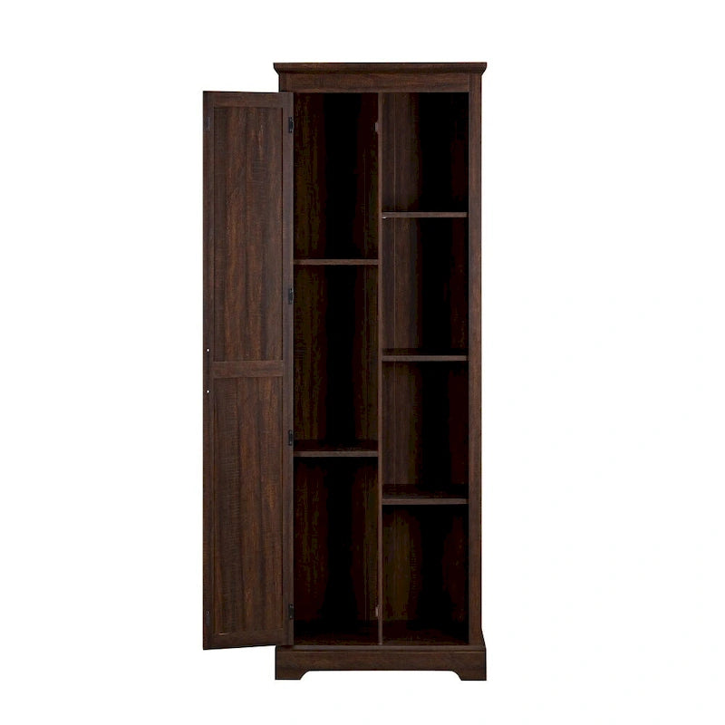 Rustic Tall Storage Cabinet
